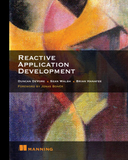 Reactive Application Development cover